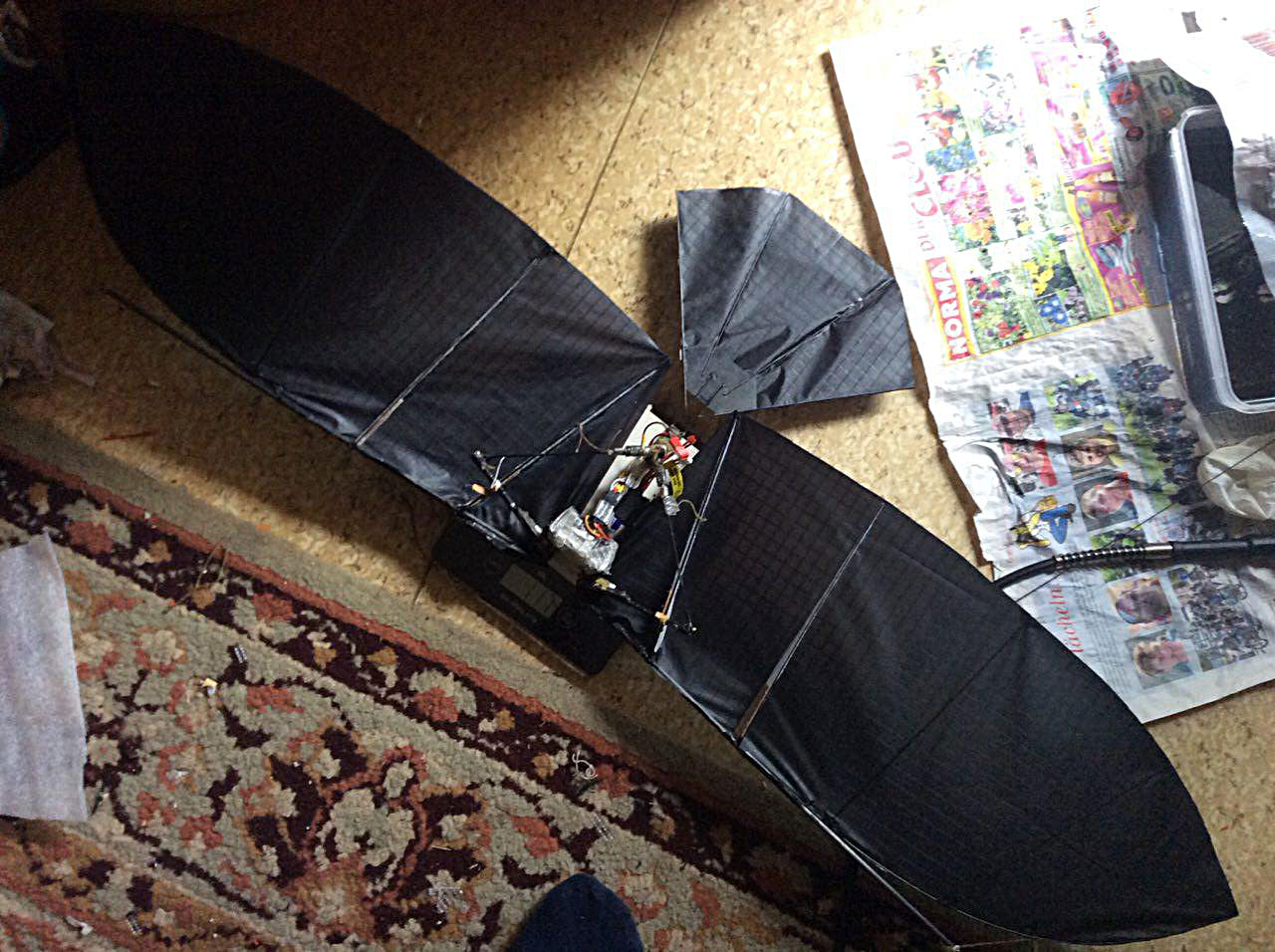 Finished model weighing 117g incl. 13g battery